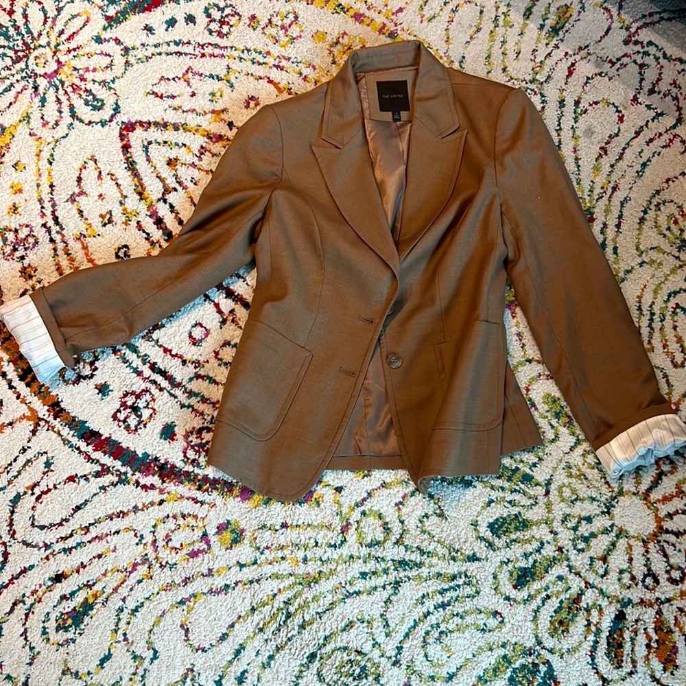 Tan blazer by The Limited